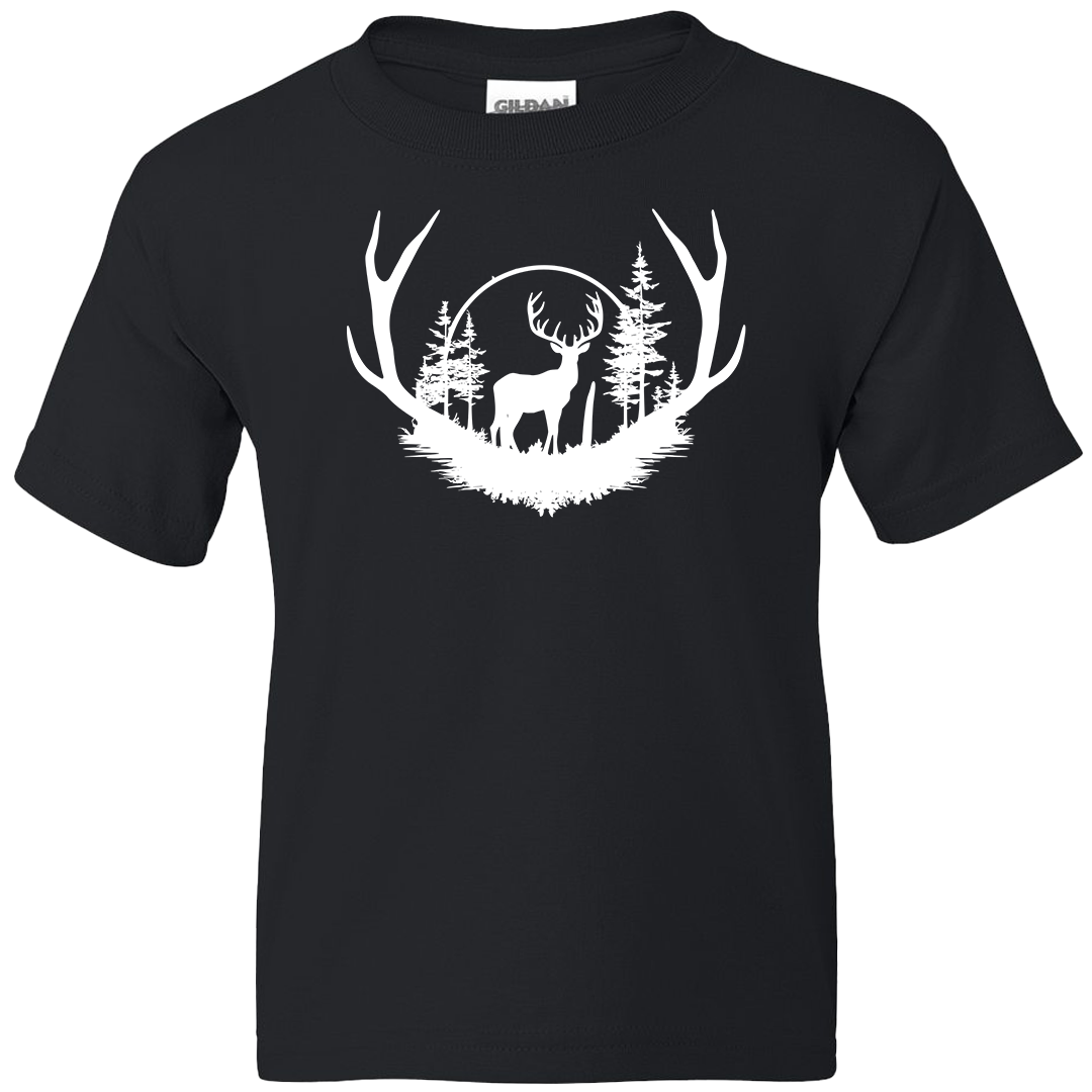 Deer Head Adult Tee