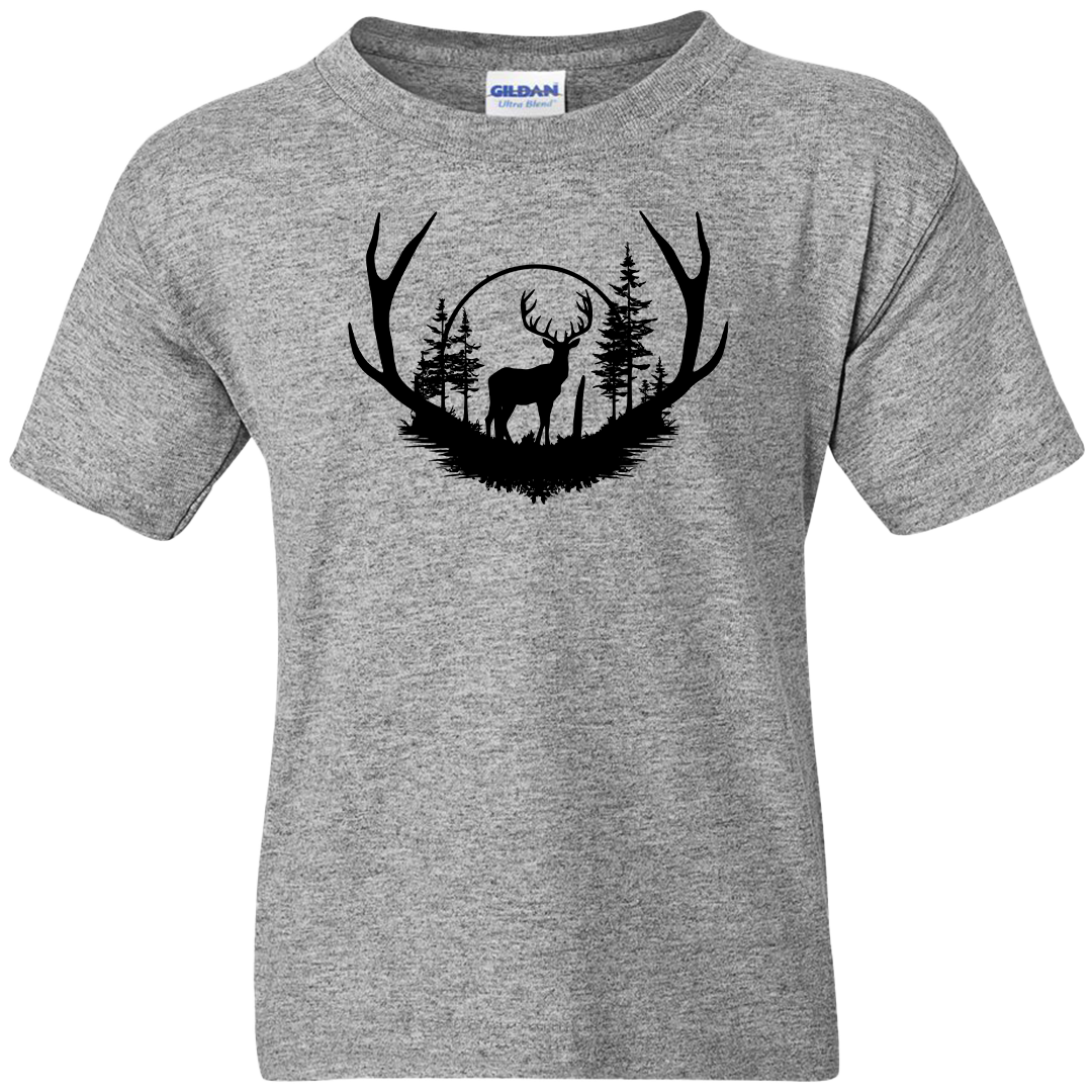 Deer Head Adult Tee