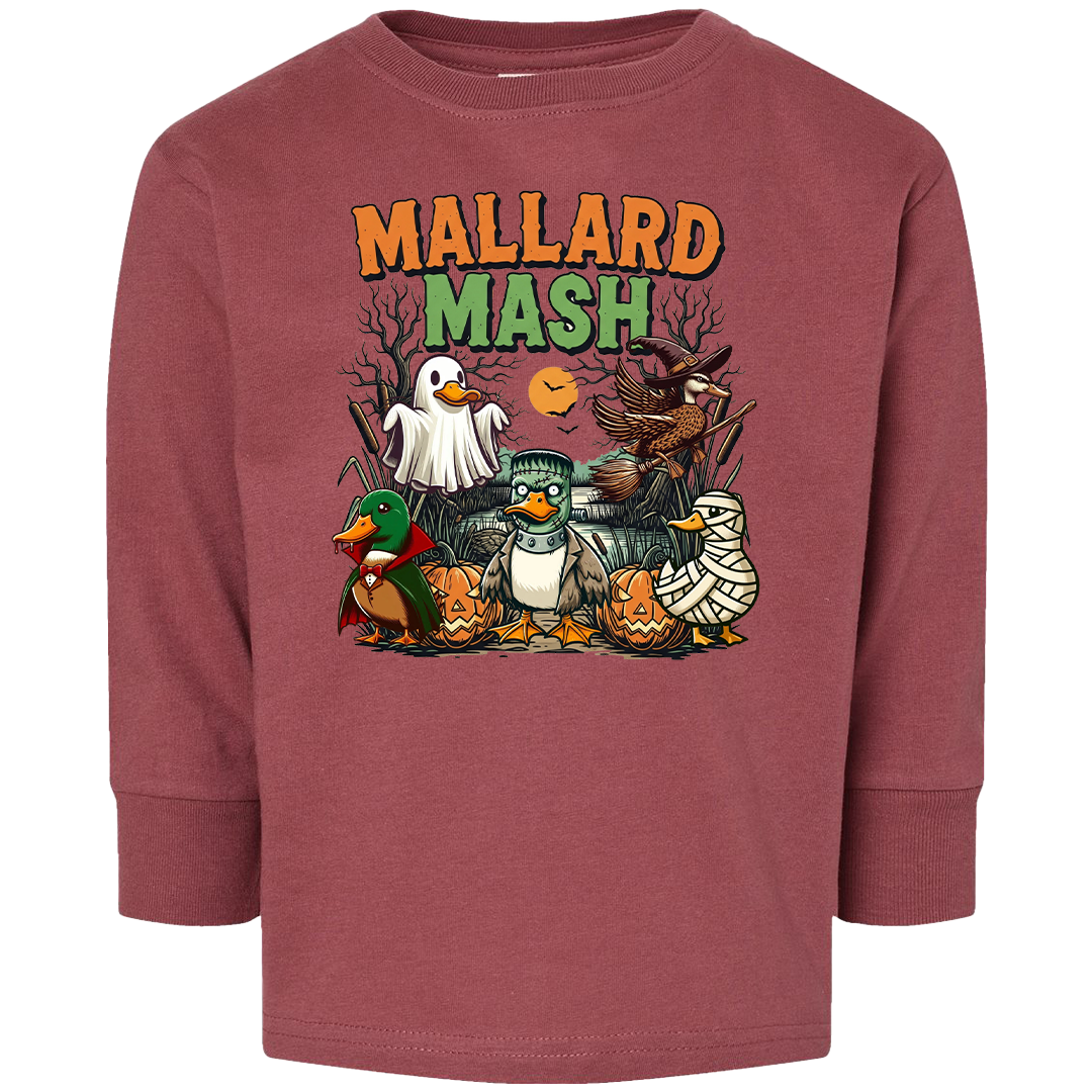 Mallard Mash Toddler Long Sleeve Tee