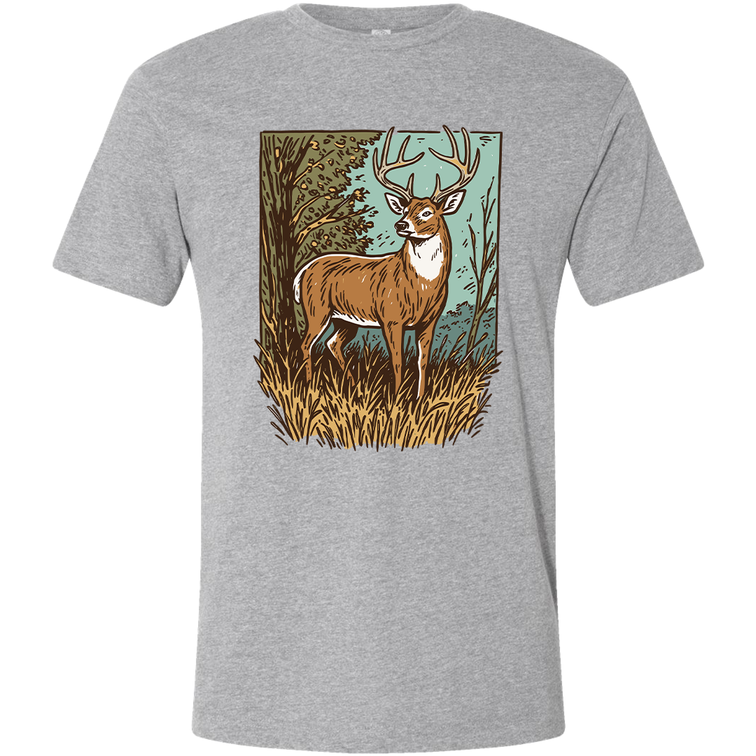 Vintage Deer Adult Tee
