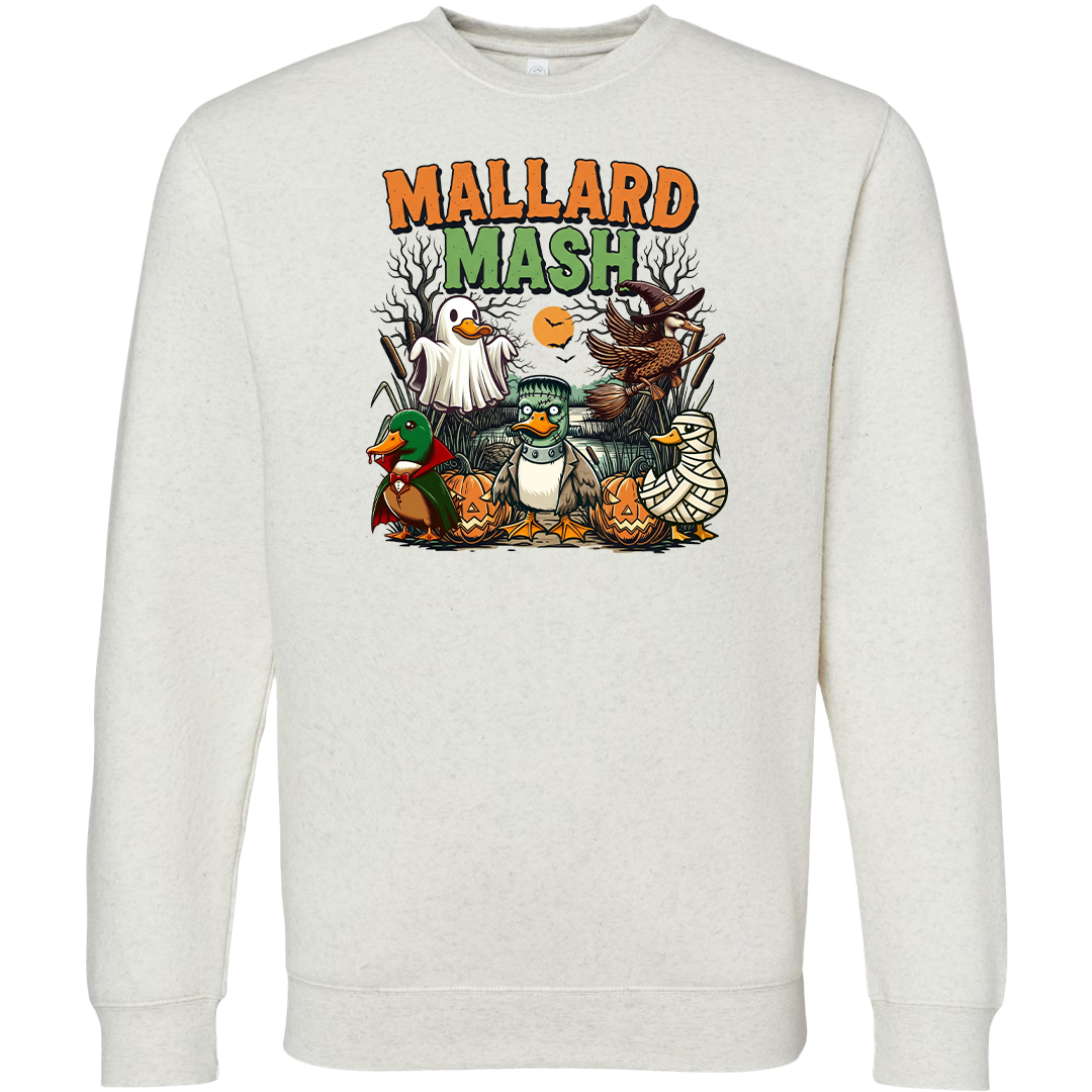 Mallard Mash Adult Crew Neck Sweatshirt