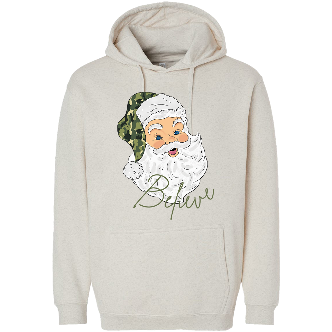 Believe in Santa Adult Hoodie