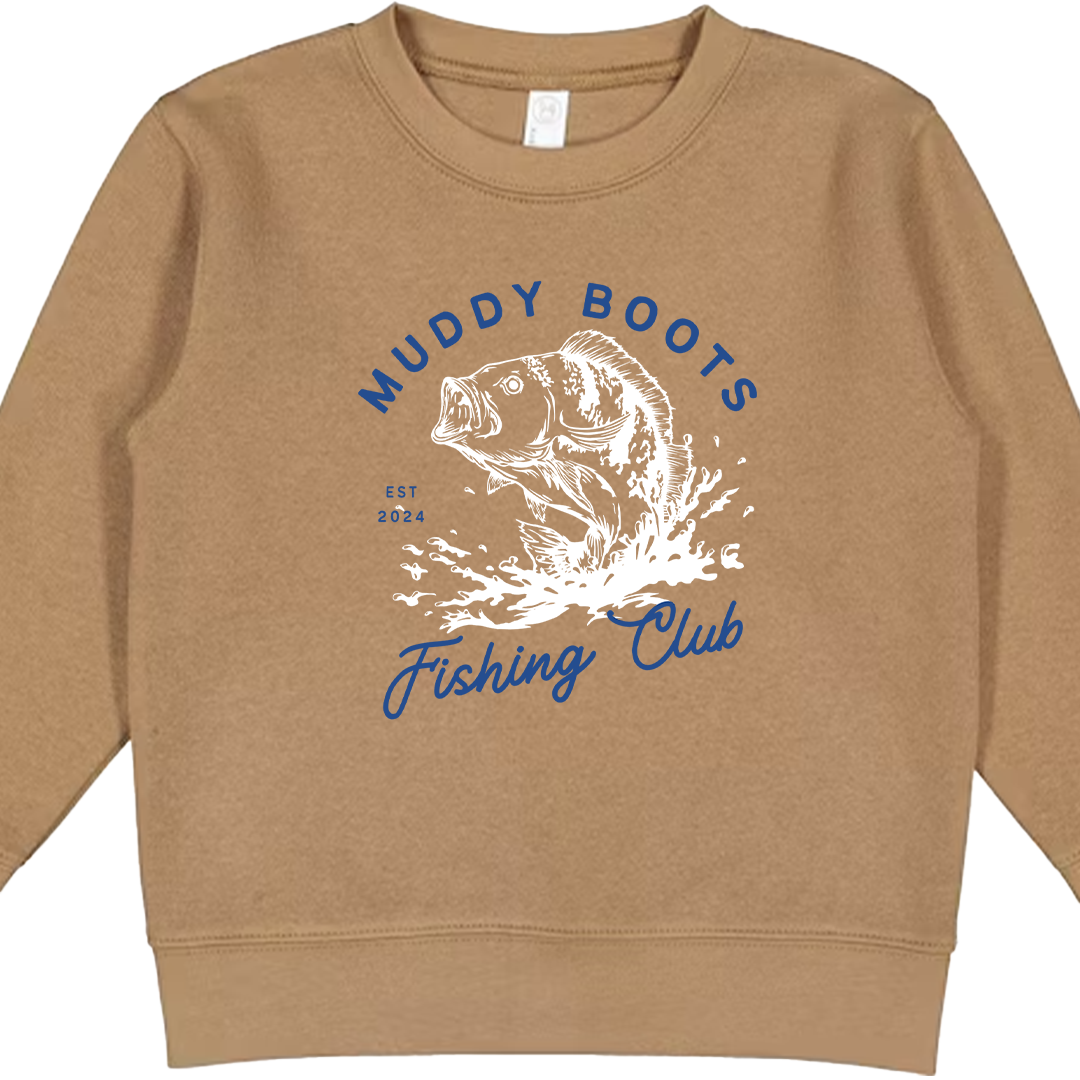MB Fishing Club Kids Crew Neck Sweatshirt