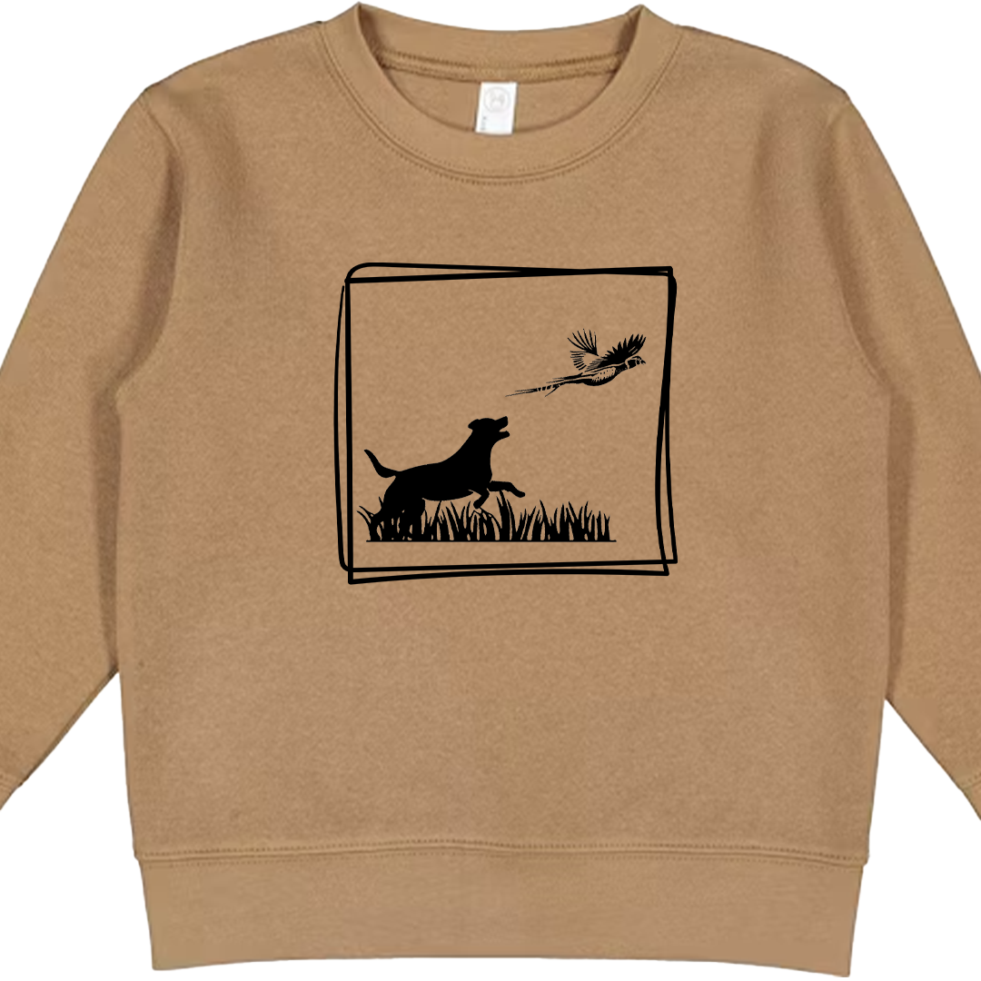 Pheasant Flush Kids Crew Neck Sweatshirt