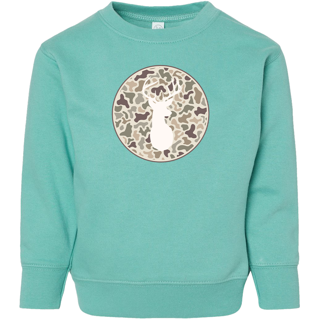 Whitetail Toddler Crew Neck Sweatshirt