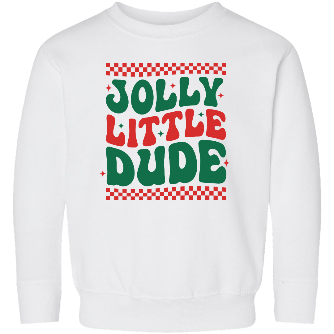 Jolly Dude Toddler Crew Neck Sweatshirt