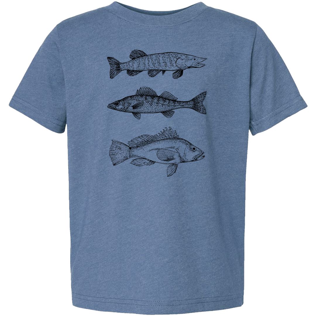 Midwest Fish Toddler Tee