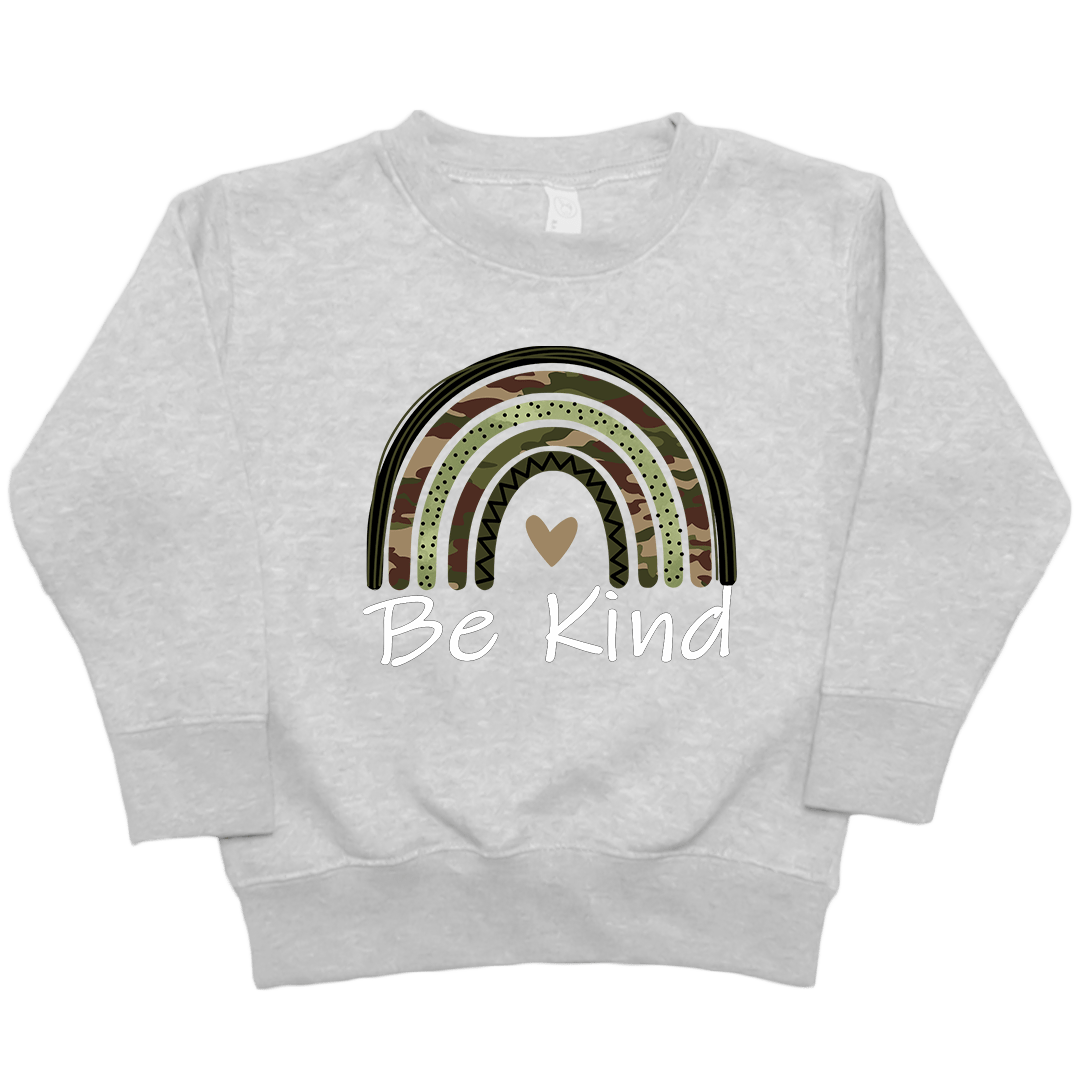 Be Kind Kids Crew Neck Sweatshirt - Muddy Boots Clothing - Crew Neck Sweatshirt