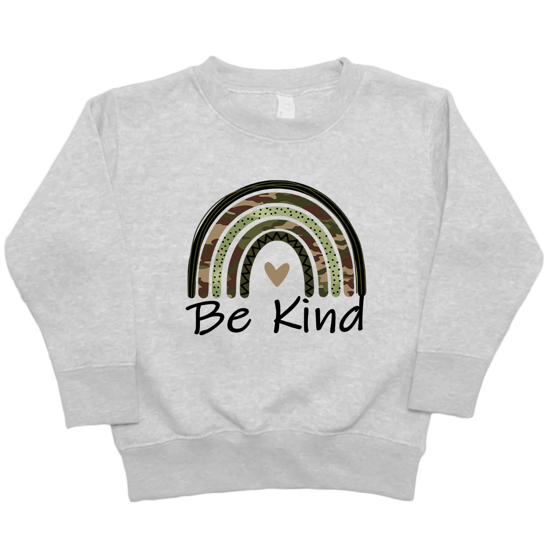 Be Kind Kids Crew Neck Sweatshirt - Muddy Boots Clothing - Crew Neck Sweatshirt