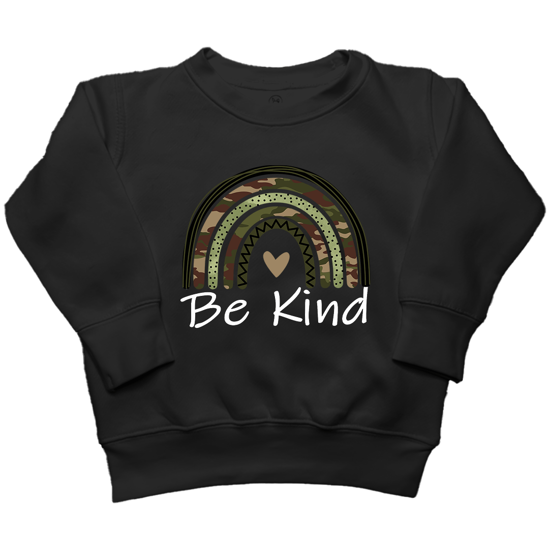 Be Kind Kids Crew Neck Sweatshirt - Muddy Boots Clothing - Crew Neck Sweatshirt