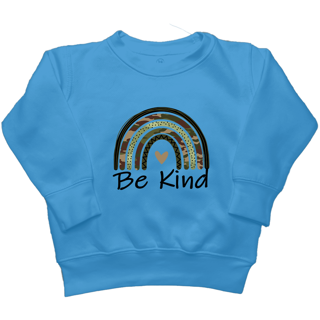 Be Kind Kids Crew Neck Sweatshirt - Muddy Boots Clothing - Crew Neck Sweatshirt