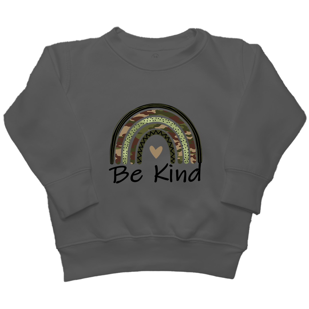 Be Kind Kids Crew Neck Sweatshirt - Muddy Boots Clothing - Crew Neck Sweatshirt
