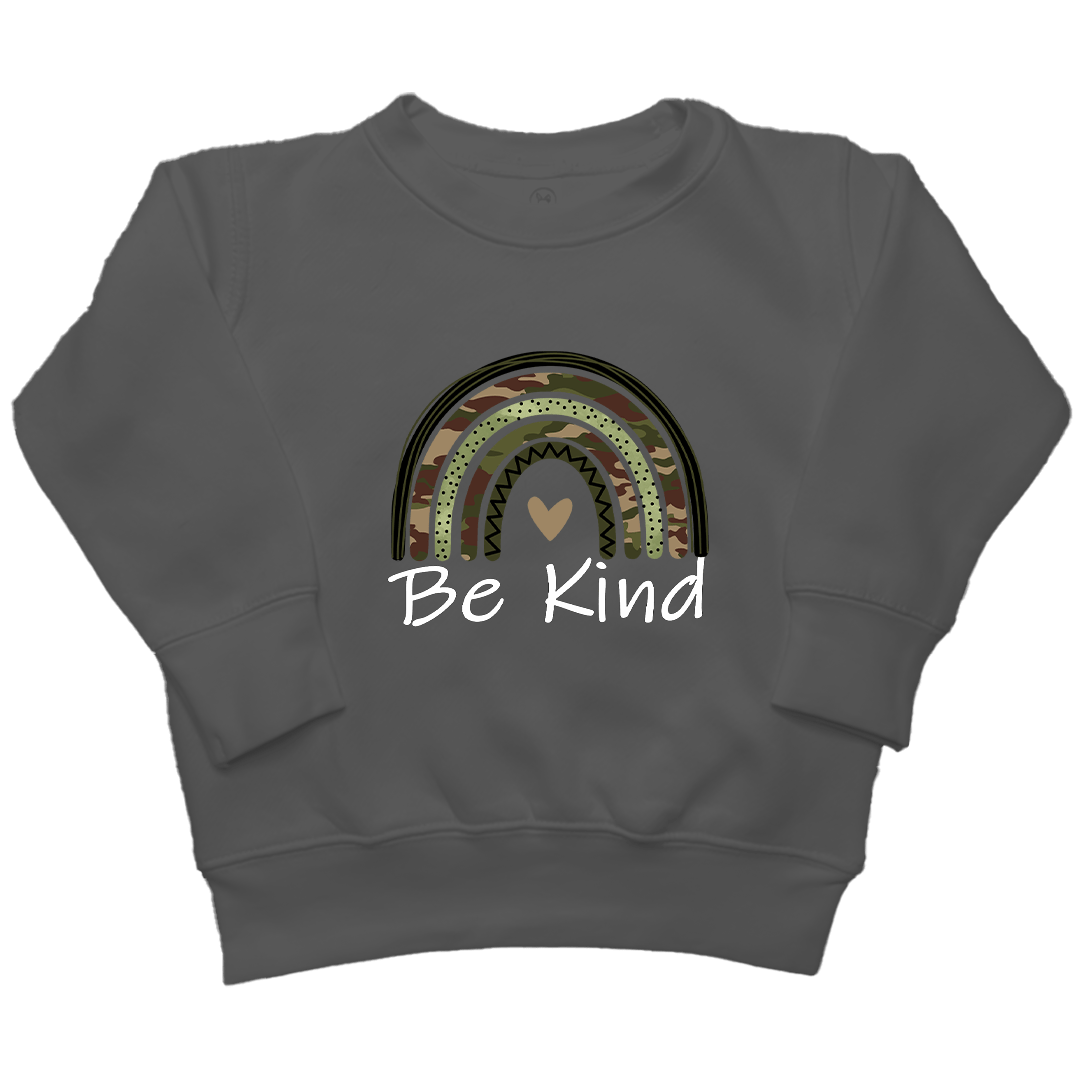 Be Kind Kids Crew Neck Sweatshirt - Muddy Boots Clothing - Crew Neck Sweatshirt