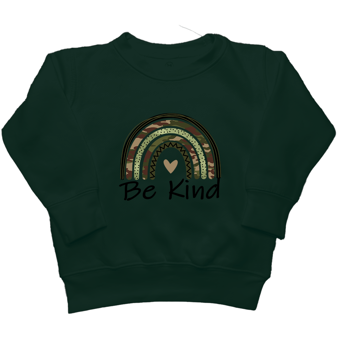 Be Kind Kids Crew Neck Sweatshirt - Muddy Boots Clothing - Crew Neck Sweatshirt