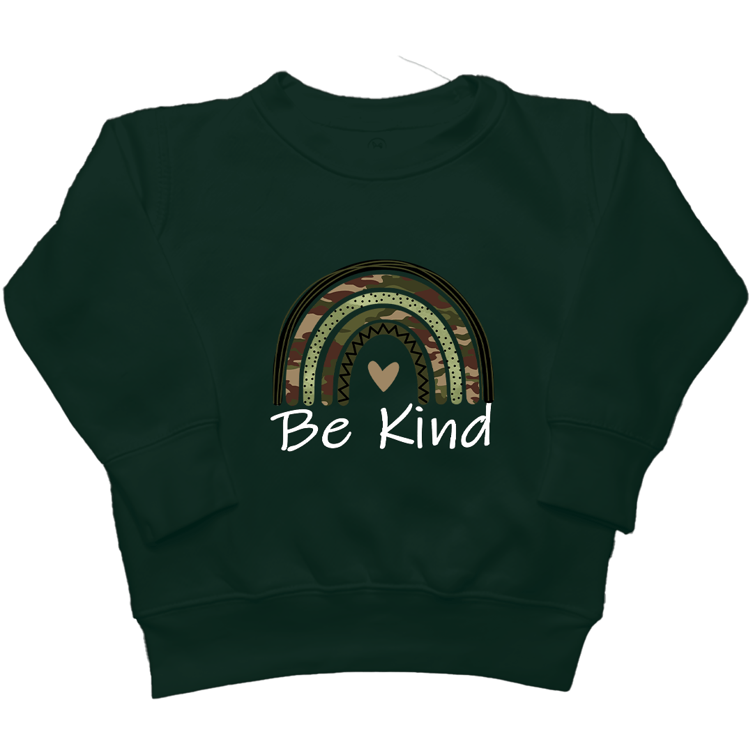 Be Kind Kids Crew Neck Sweatshirt - Muddy Boots Clothing - Crew Neck Sweatshirt