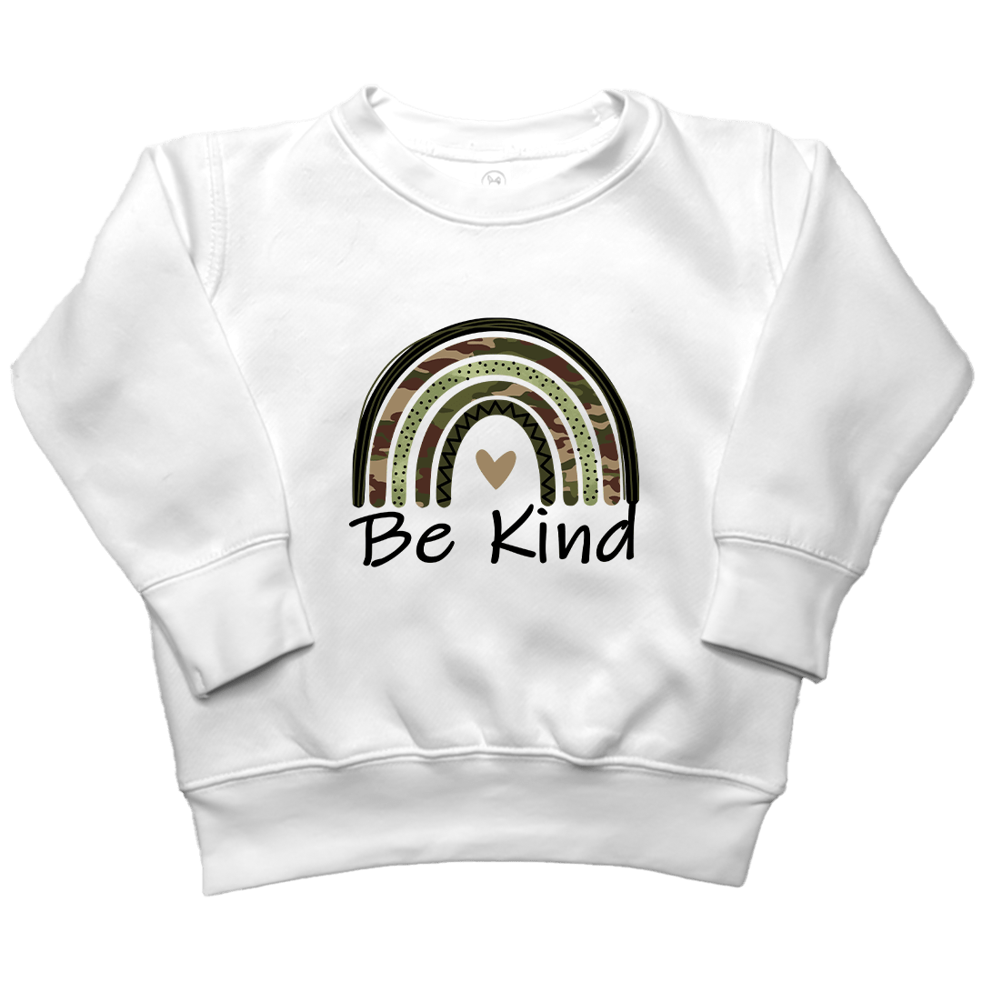 Be Kind Kids Crew Neck Sweatshirt - Muddy Boots Clothing - Crew Neck Sweatshirt