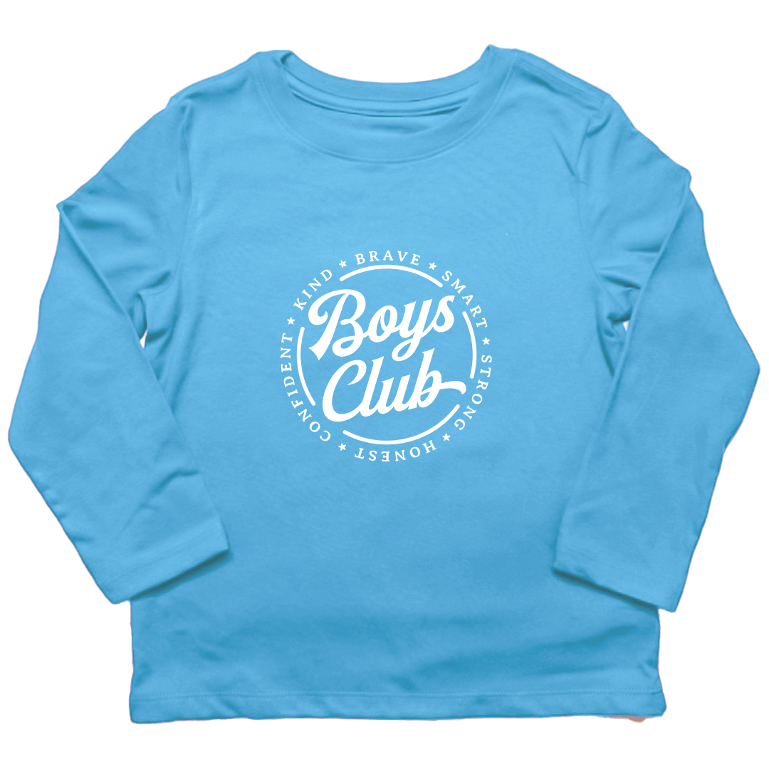 Boys Club Kids Long Sleeve Tee - Muddy Boots Clothing - Long Sleeve Tee