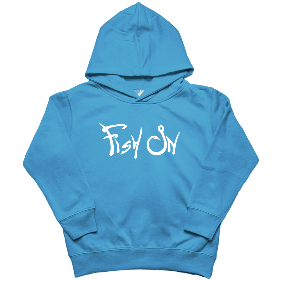 Fish On Kids Hoodie - Muddy Boots Clothing - Hoodie