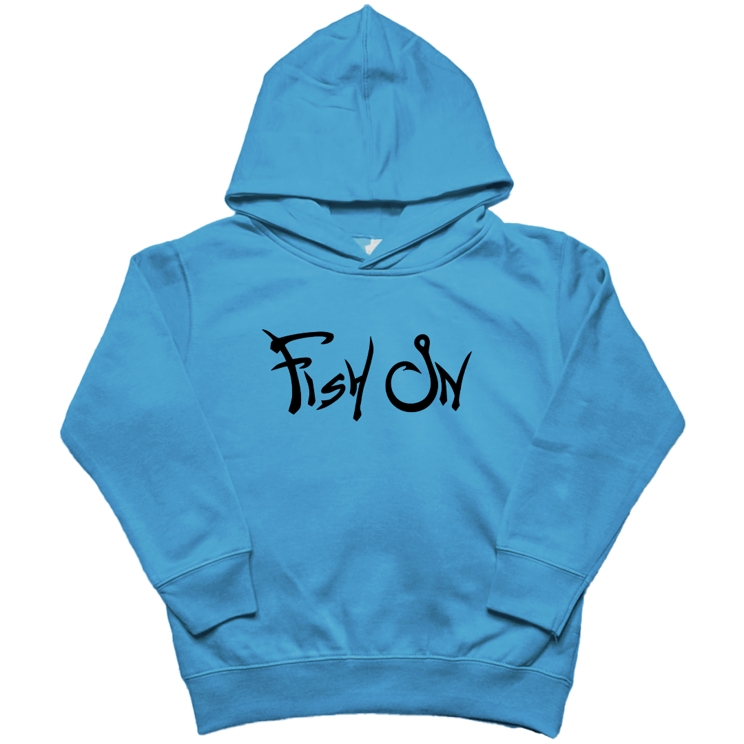 Fish On Kids Hoodie - Muddy Boots Clothing - Hoodie