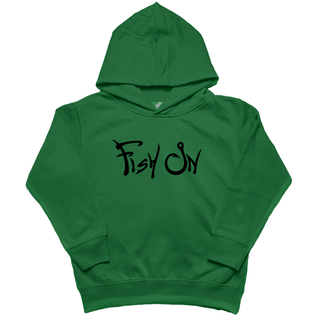 Fish On Kids Hoodie - Muddy Boots Clothing - Hoodie