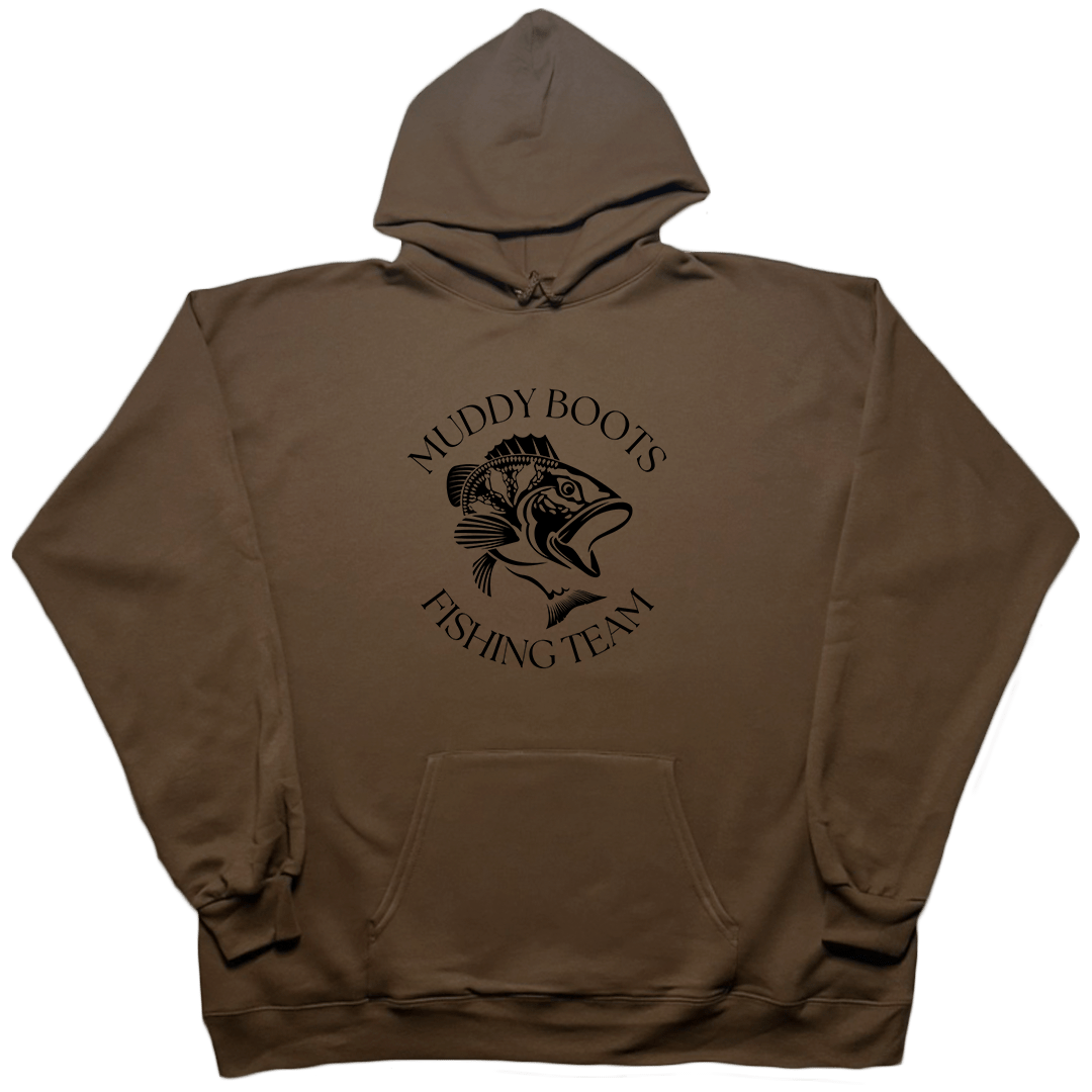Fishing Team Adult Hoodie - Muddy Boots Clothing - Hoodie