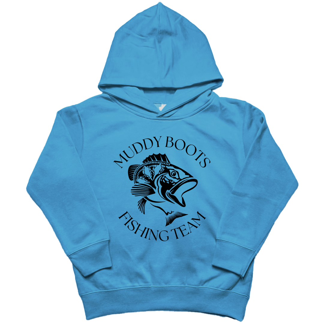 Fishing Team Kids Hoodie - Muddy Boots Clothing - Hoodie