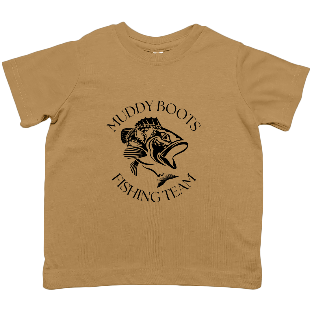 Fishing Team Toddler Tee - Muddy Boots Clothing - T-Shirt