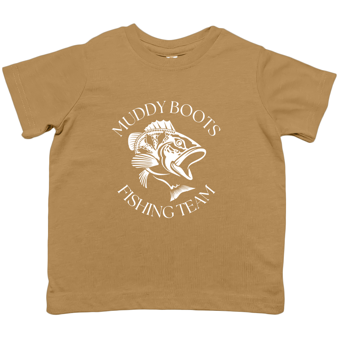 Fishing Team Toddler Tee - Muddy Boots Clothing - T-Shirt