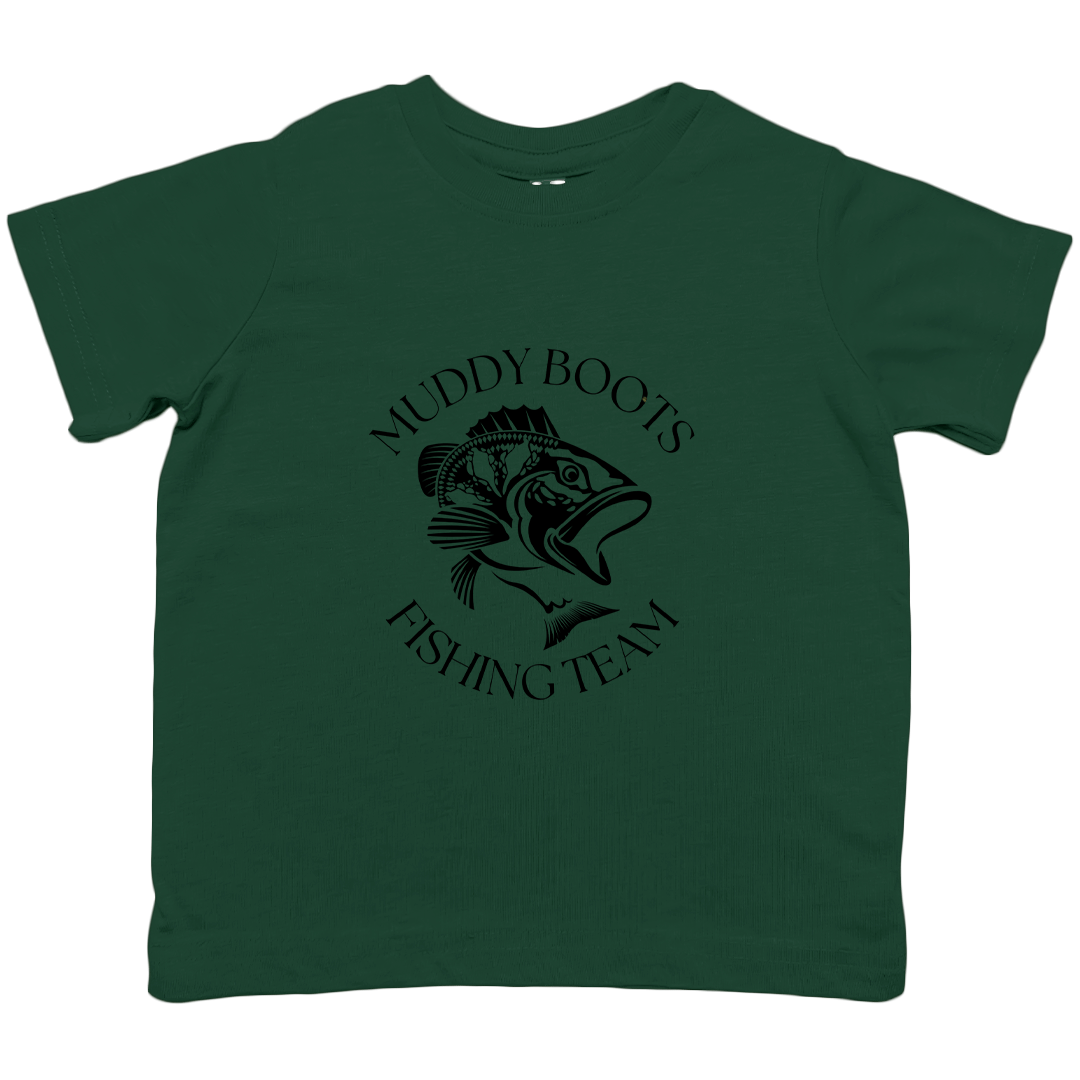 Fishing Team Toddler Tee - Muddy Boots Clothing - T-Shirt