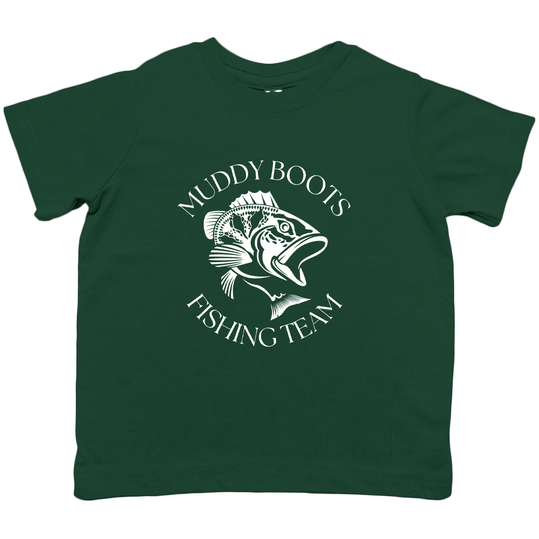 Fishing Team Toddler Tee - Muddy Boots Clothing - T-Shirt