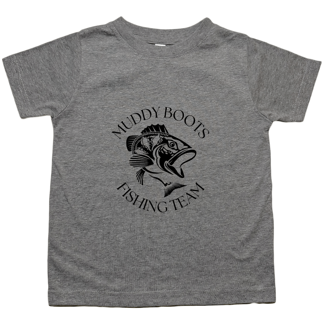Fishing Team Toddler Tee - Muddy Boots Clothing - T-Shirt