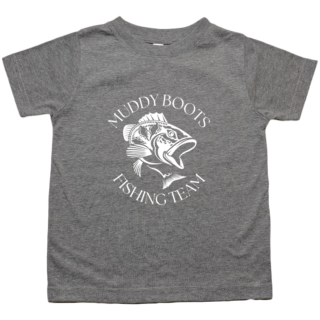 Fishing Team Toddler Tee - Muddy Boots Clothing - T-Shirt