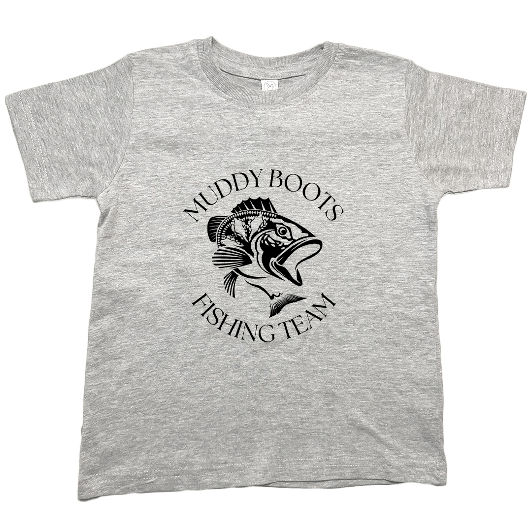 Fishing Team Toddler Tee - Muddy Boots Clothing - T-Shirt