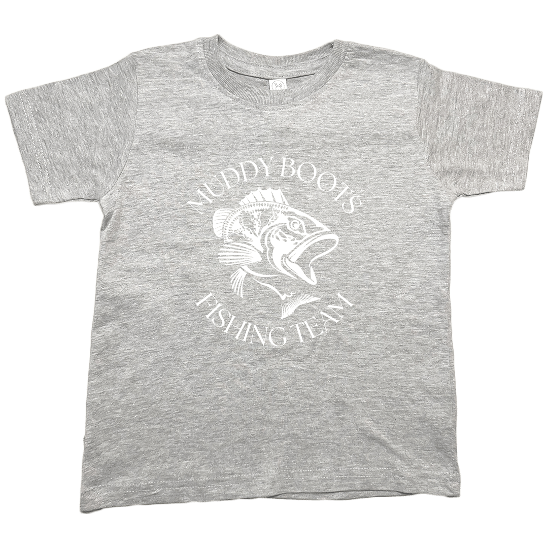 Fishing Team Toddler Tee - Muddy Boots Clothing - T-Shirt