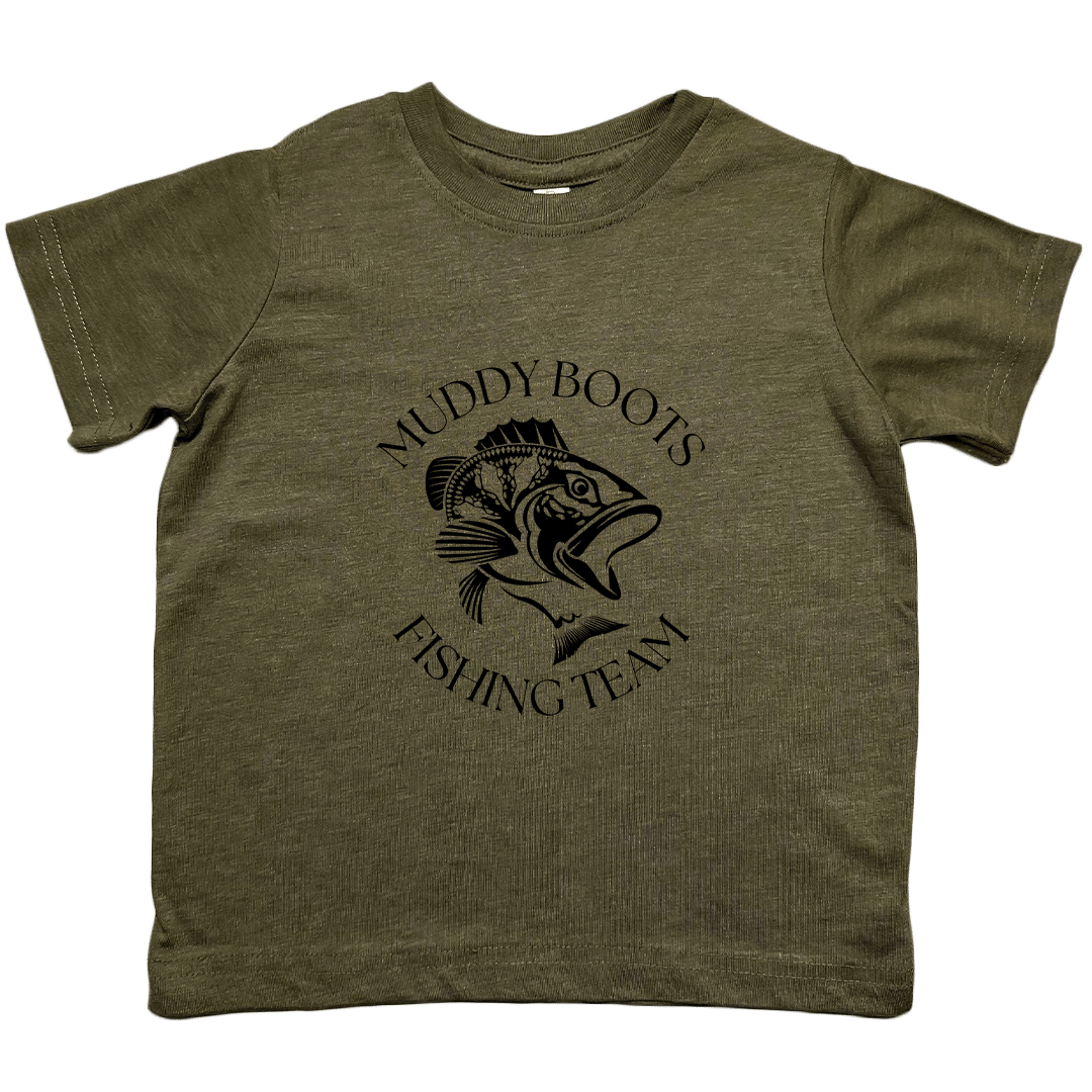 Fishing Team Toddler Tee - Muddy Boots Clothing - T-Shirt