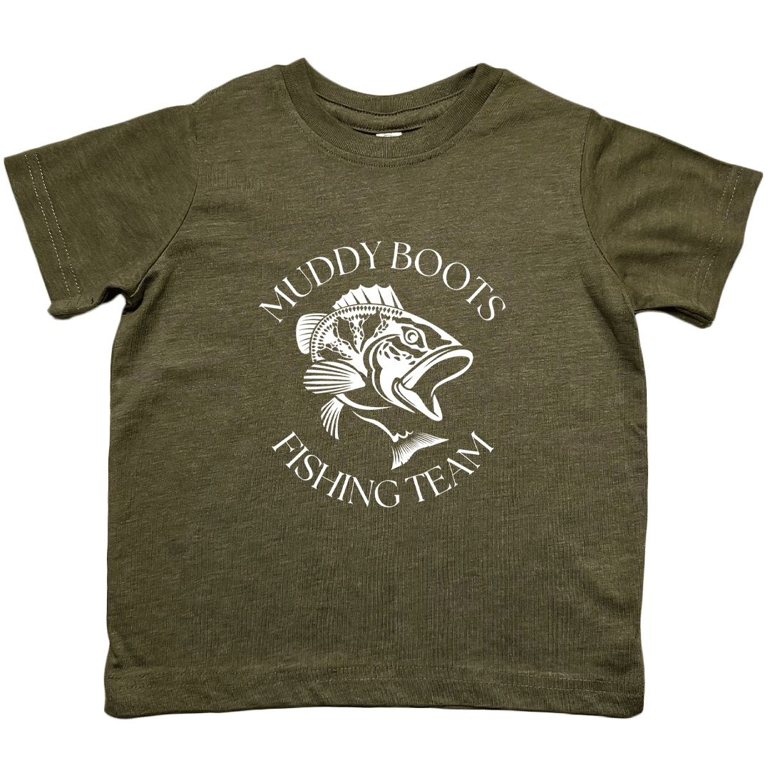 Fishing Team Toddler Tee - Muddy Boots Clothing - T-Shirt