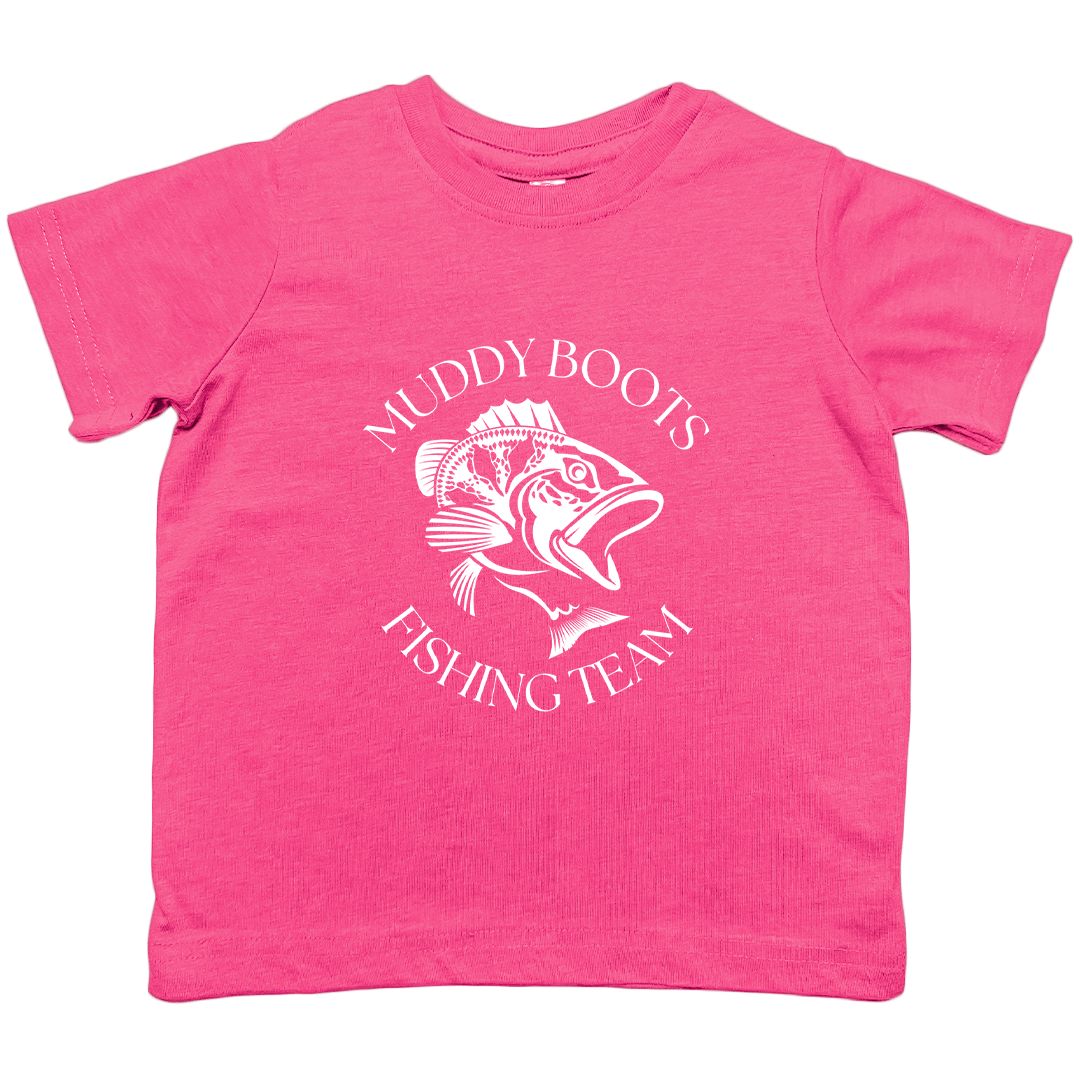 Fishing Team Toddler Tee - Muddy Boots Clothing - T-Shirt