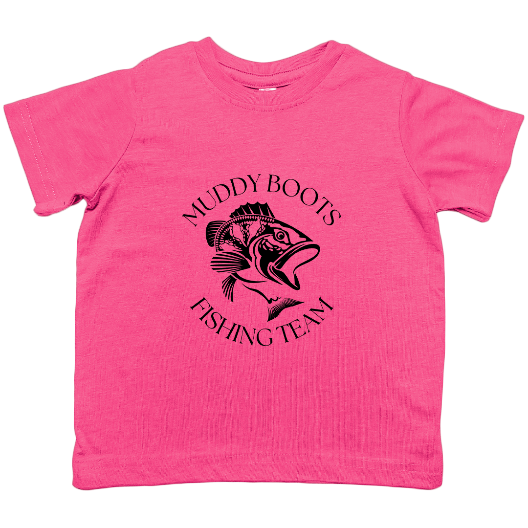 Fishing Team Toddler Tee - Muddy Boots Clothing - T-Shirt