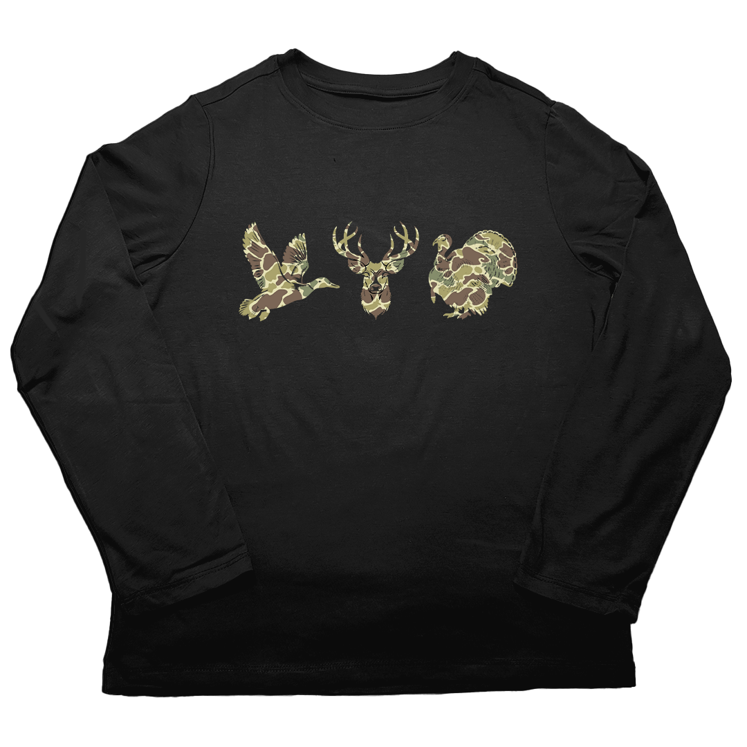 Hidden Game Adult Long Sleeve Tee - Muddy Boots Clothing - Long Sleeve Tee