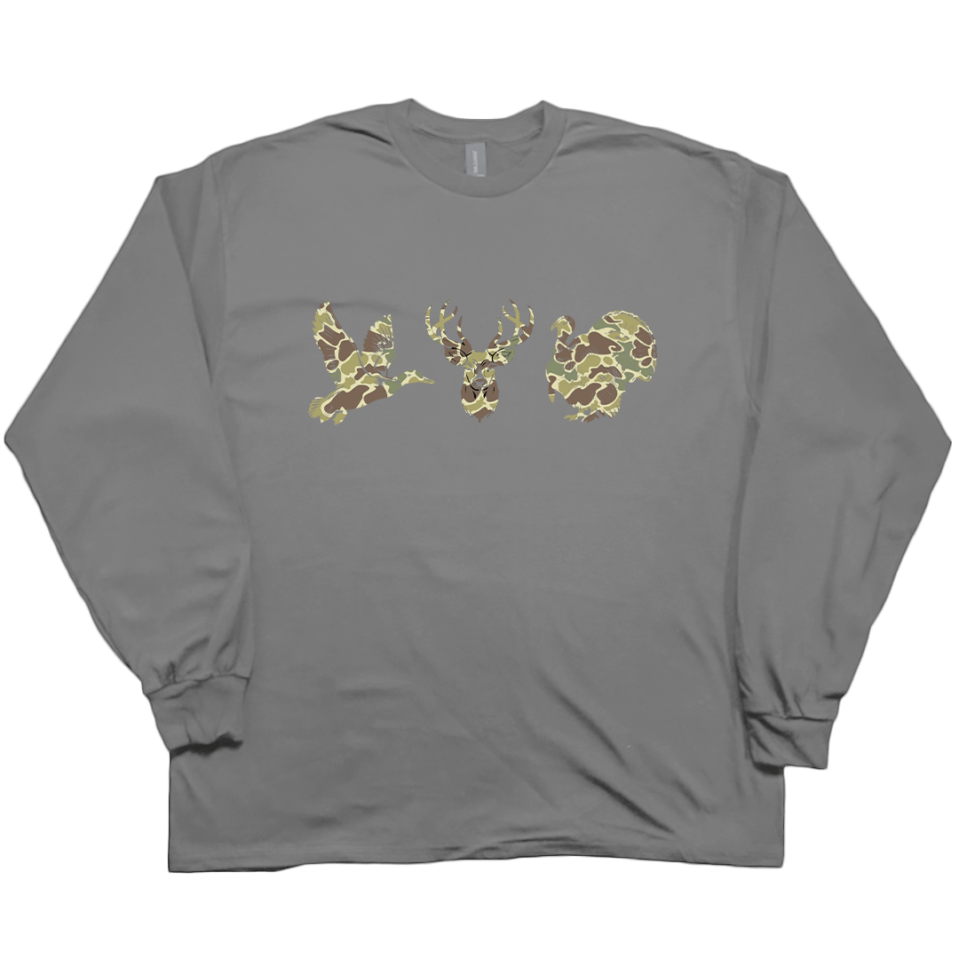 Hidden Game Adult Long Sleeve Tee - Muddy Boots Clothing - Long Sleeve Tee