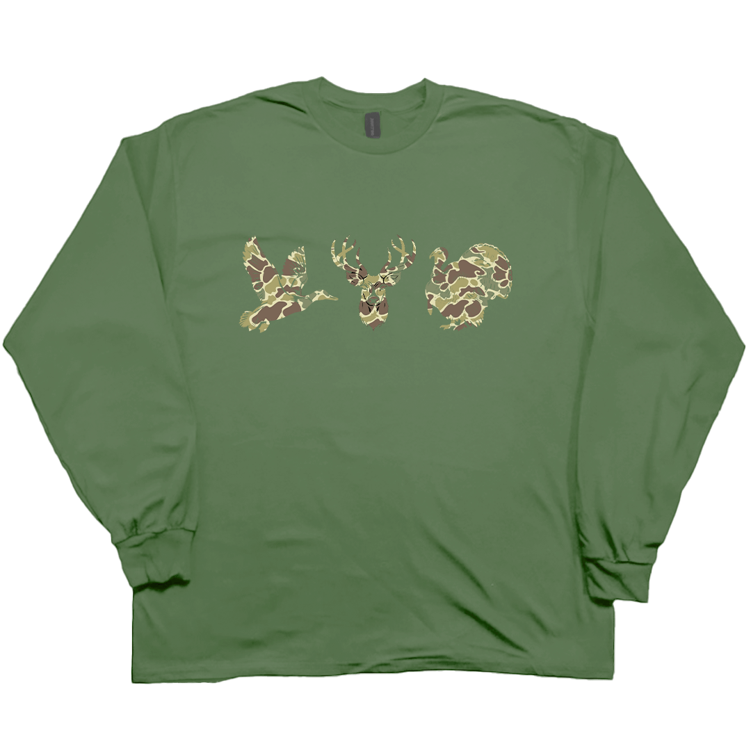 Hidden Game Adult Long Sleeve Tee - Muddy Boots Clothing - Long Sleeve Tee