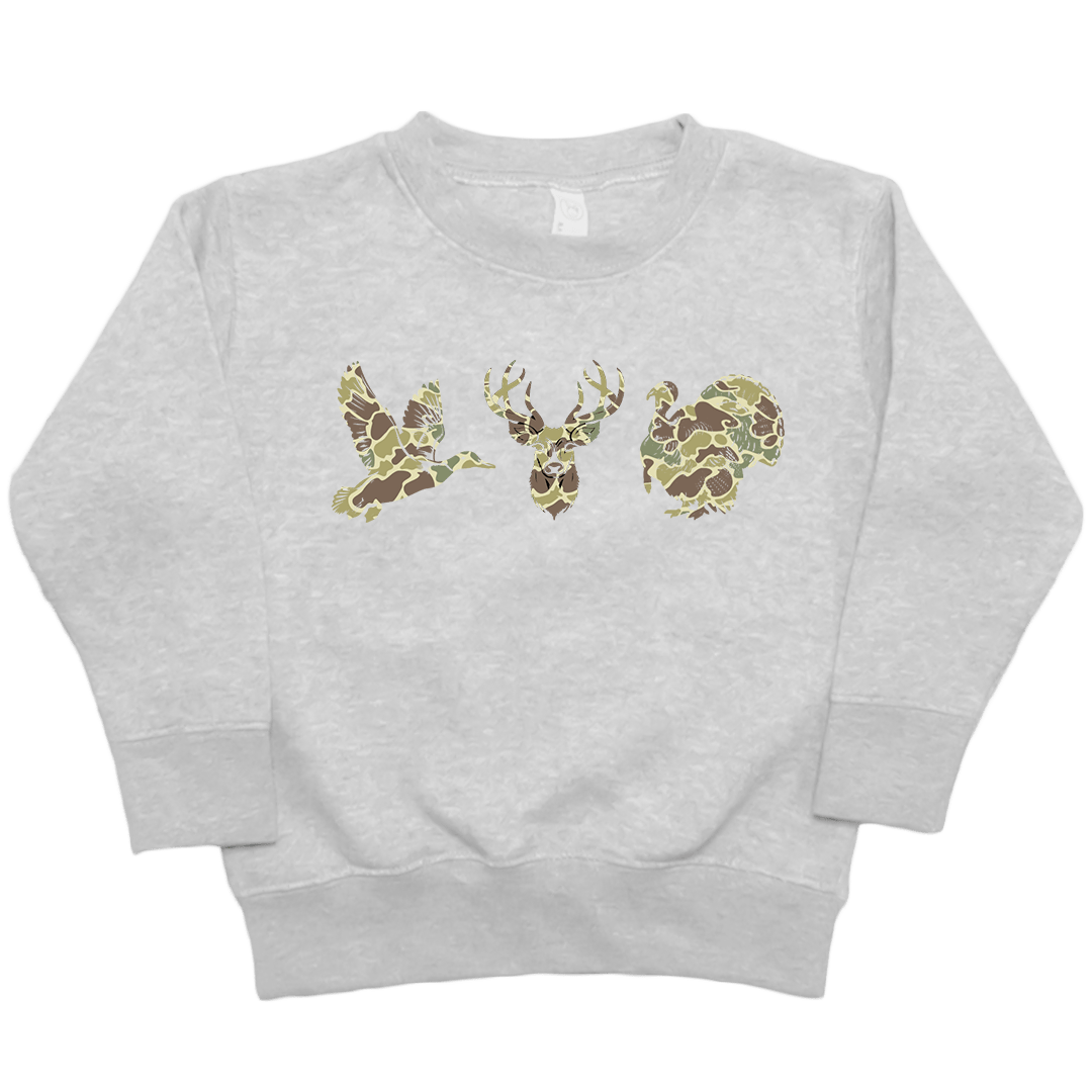 Hidden Game Kids Crew Neck Sweatshirt - Muddy Boots Clothing - Crew Neck Sweatshirt