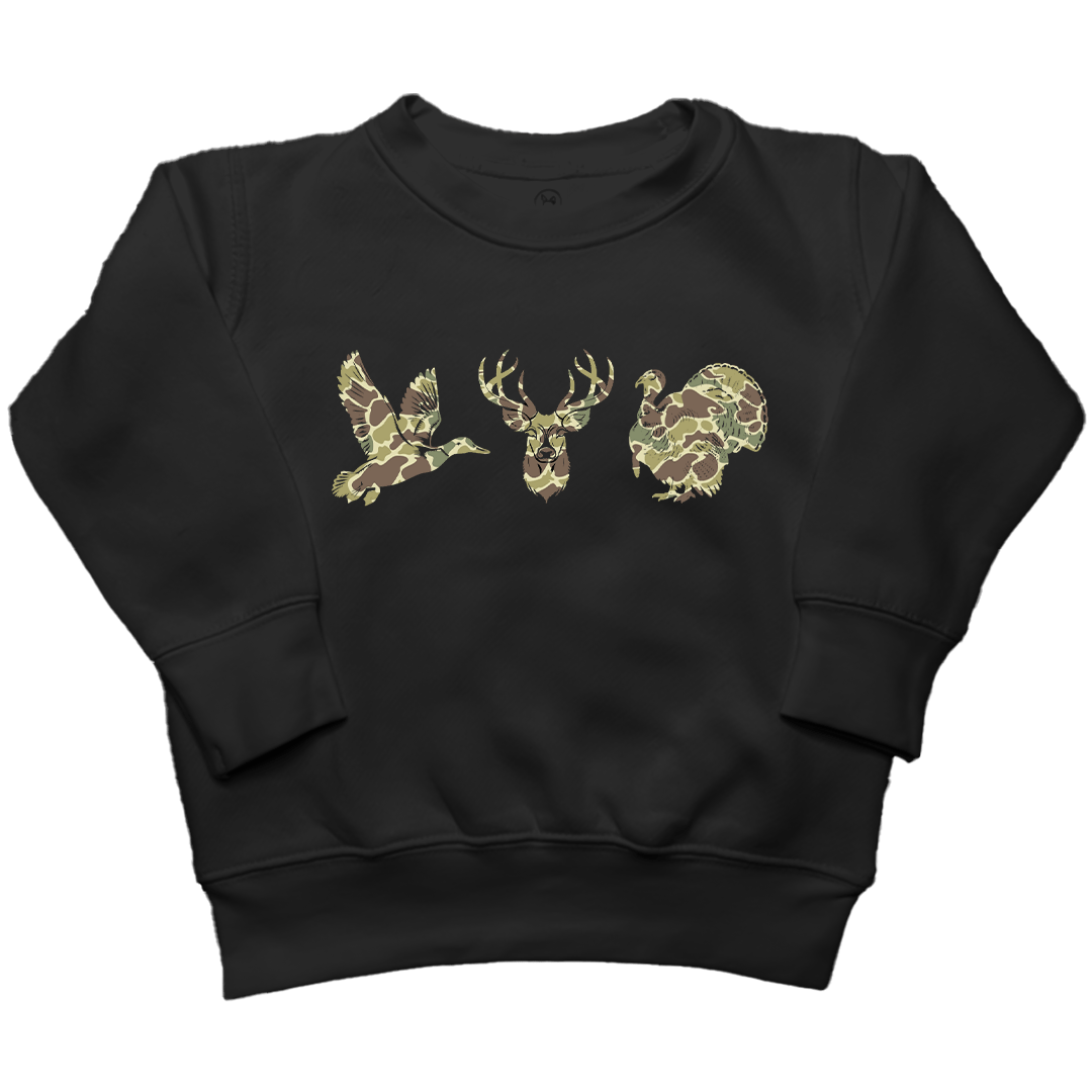 Hidden Game Kids Crew Neck Sweatshirt - Muddy Boots Clothing - Crew Neck Sweatshirt