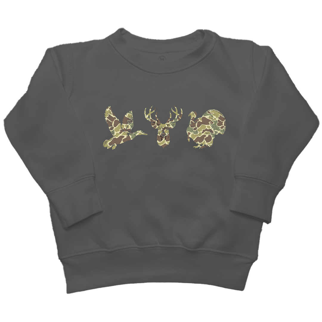 Hidden Game Kids Crew Neck Sweatshirt - Muddy Boots Clothing - Crew Neck Sweatshirt
