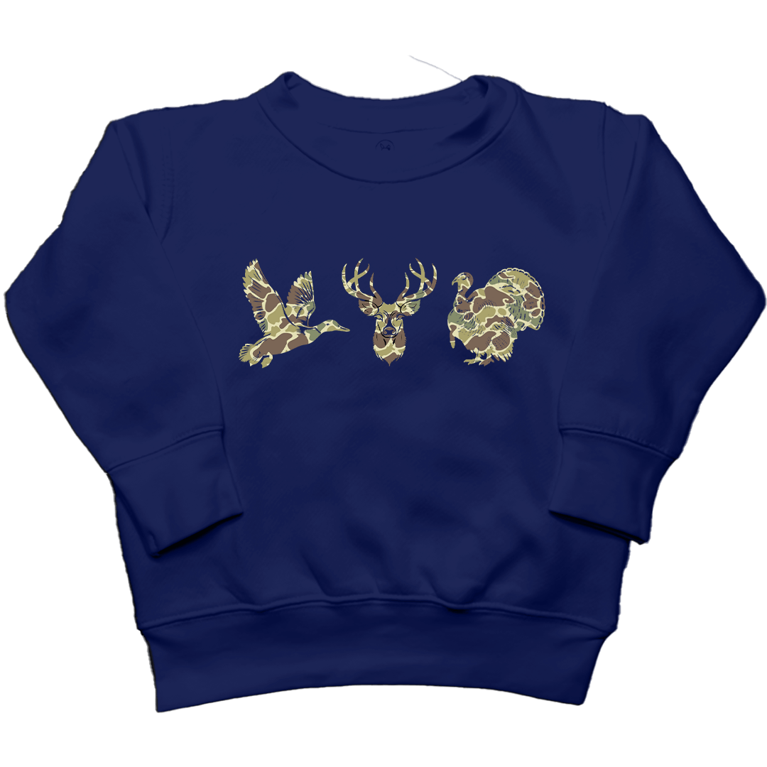Hidden Game Kids Crew Neck Sweatshirt - Muddy Boots Clothing - Crew Neck Sweatshirt