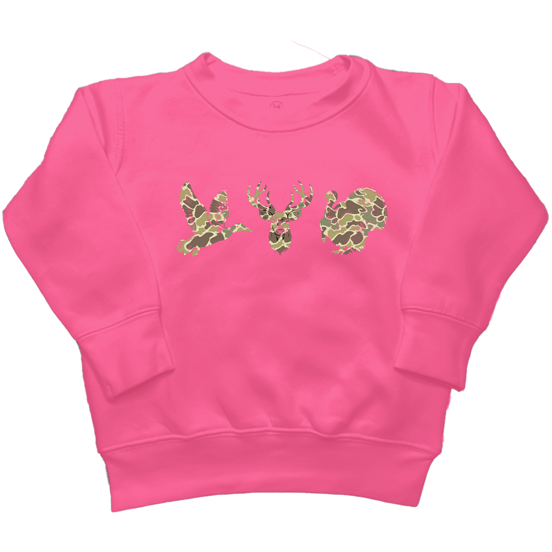 Hidden Game Kids Crew Neck Sweatshirt - Muddy Boots Clothing - Crew Neck Sweatshirt