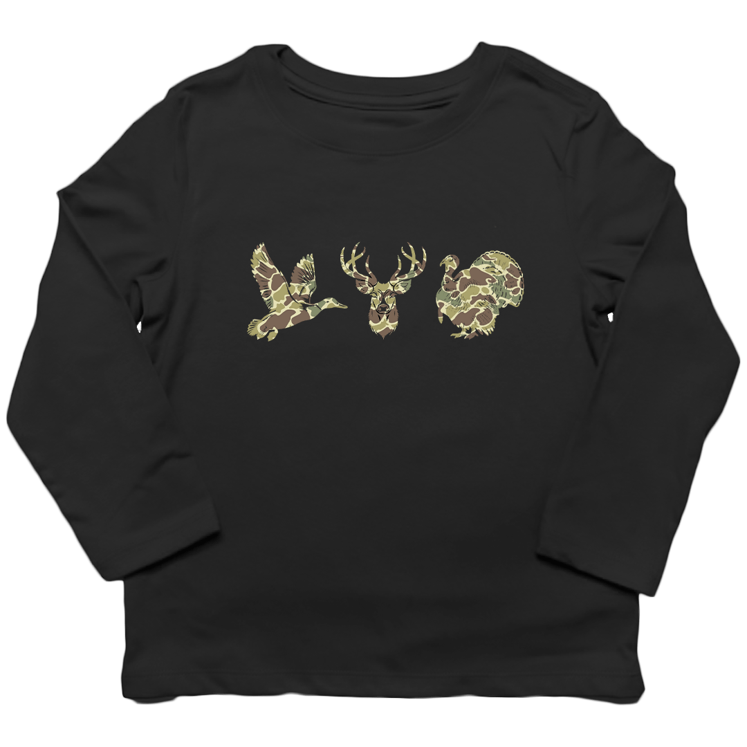 Hidden Game Kids Long Sleeve Tee - Muddy Boots Clothing - Long Sleeve Tee