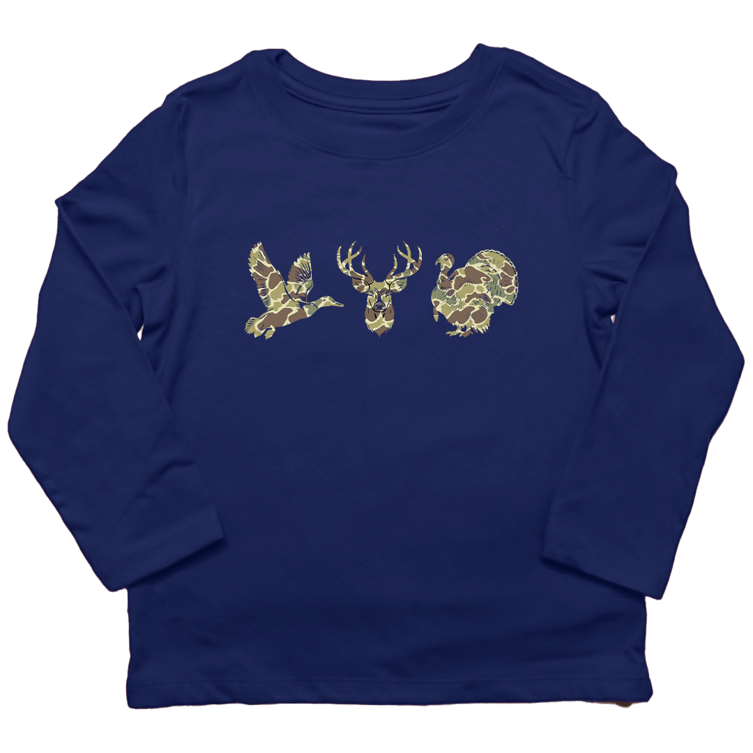 Hidden Game Kids Long Sleeve Tee - Muddy Boots Clothing - Long Sleeve Tee