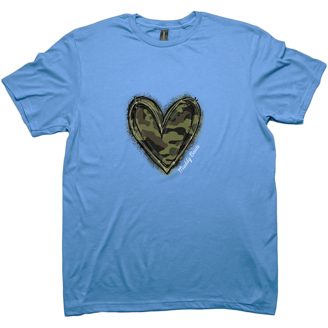 Hidden Heart Adult Tee - Muddy Boots Clothing - T-Shirt