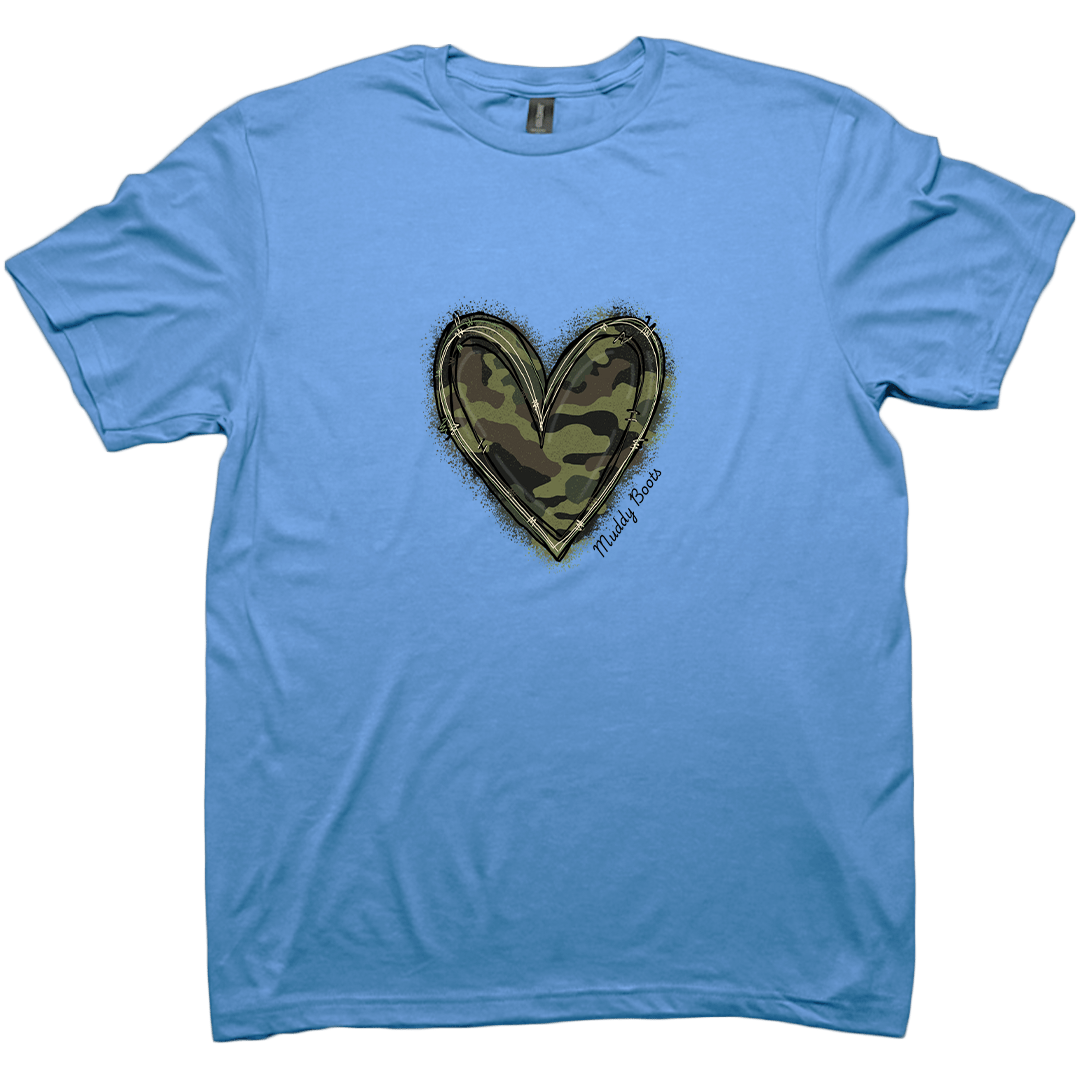 Hidden Heart Adult Tee - Muddy Boots Clothing - T-Shirt